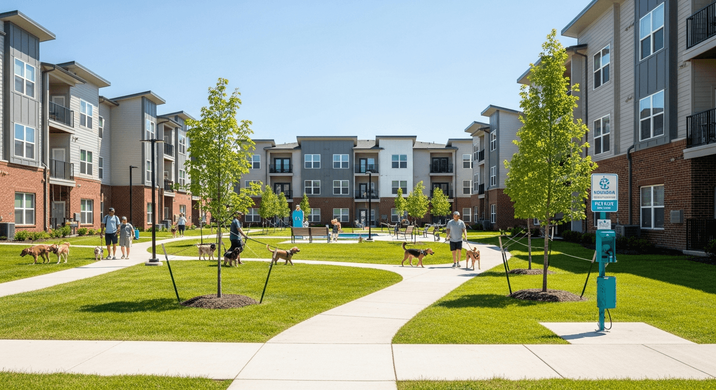 Commercial dog waste removal for apartments, HOAs and dog parks in Eastern Ohio